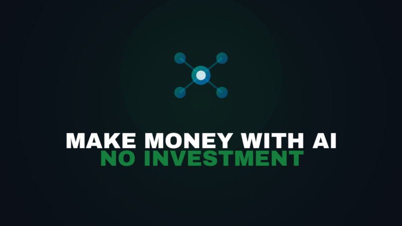 How to Make Money with AI Without Investing: Real Methods 2026