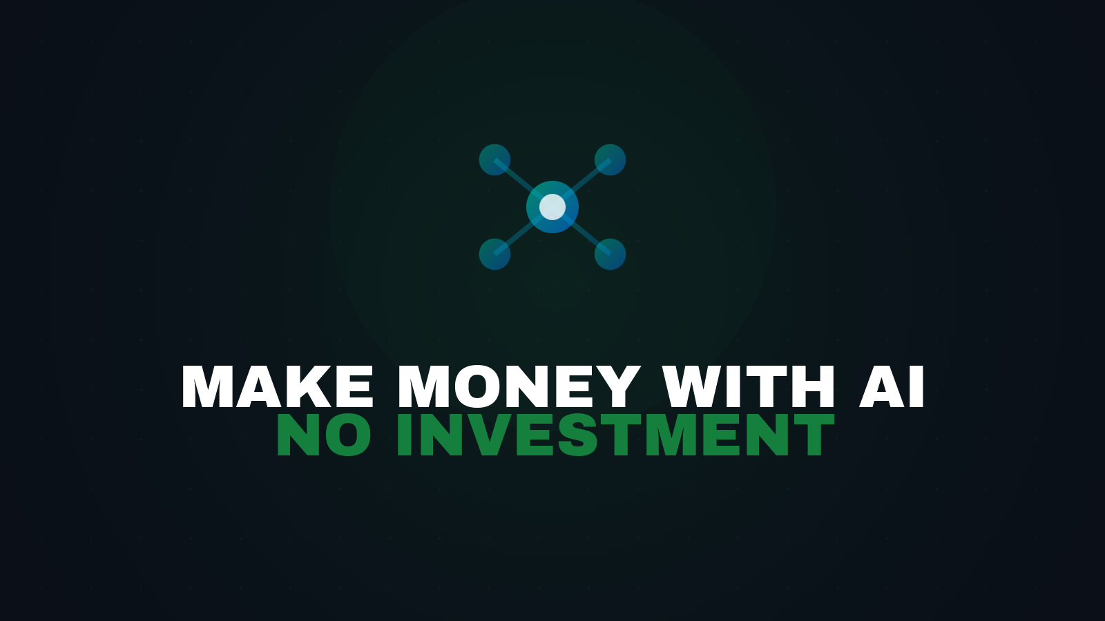 How to Make Money with AI Without Investing: Real Methods 2026