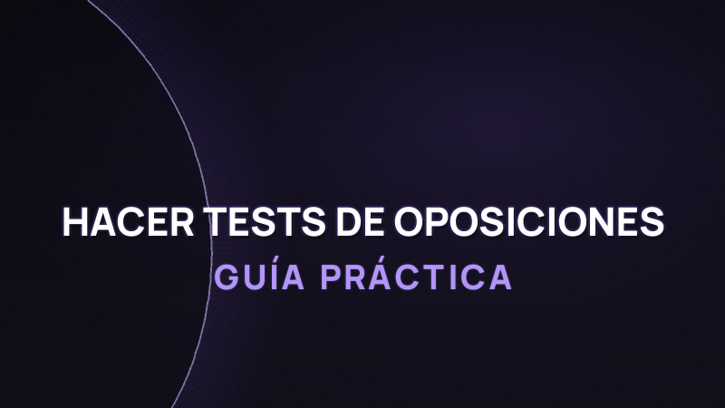 Hacer Tests de Oposiciones con IA Gratis: Guía Práctica