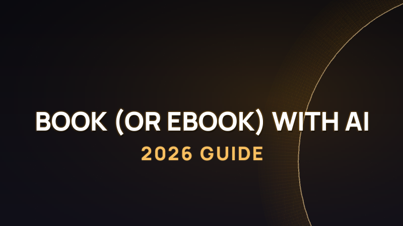 How to Write a Book (or Ebook) with AI in 2026, Step by Step