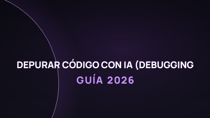 Cómo depurar código con IA en 2026 (debugging eficaz)