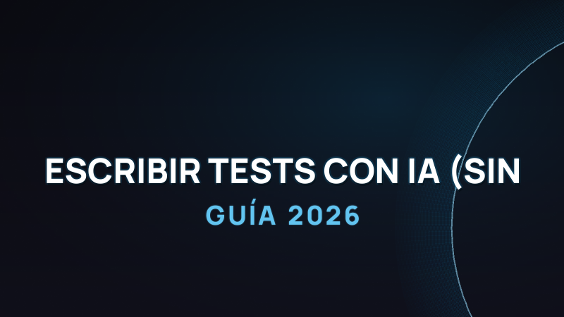 Cómo escribir tests con IA en 2026 (sin acabar con tests inútiles)