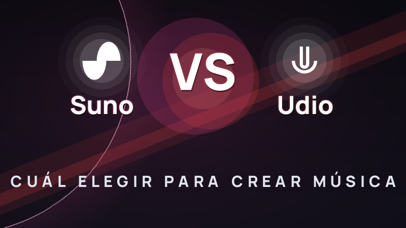 Suno vs Udio 2026: cuál elegir para crear música con IA
