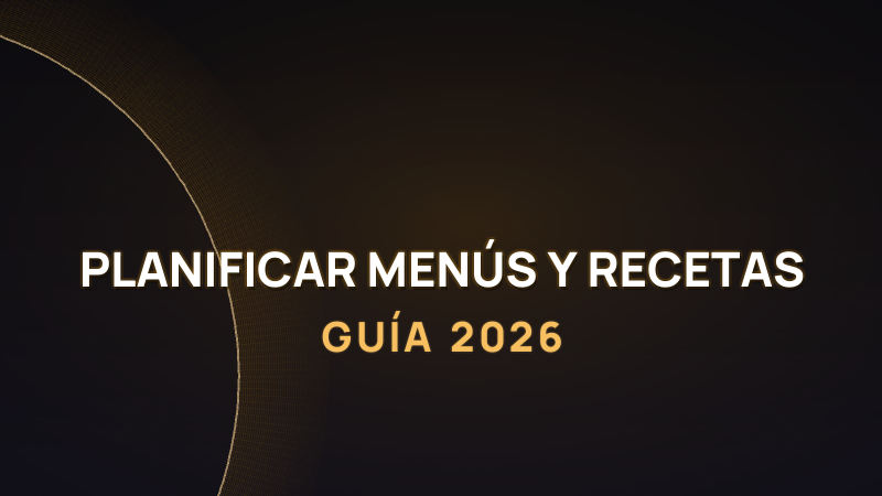 Cómo usar la IA para planificar menús y recetas (guía 2026)