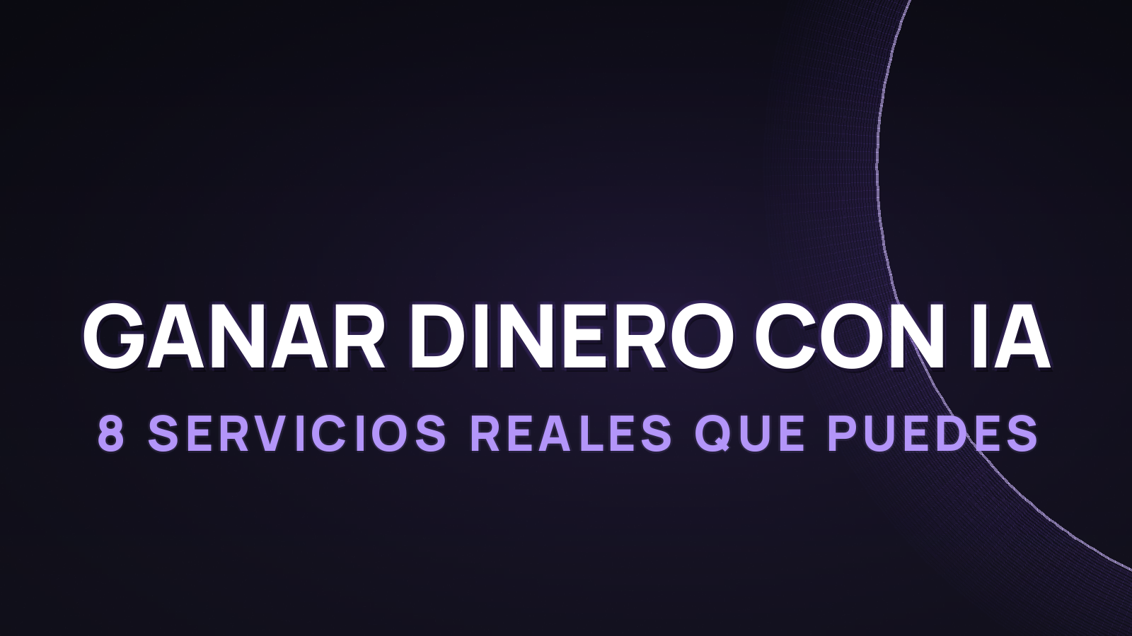 Cómo ganar dinero con IA en 2026: 8 servicios reales que puedes vender