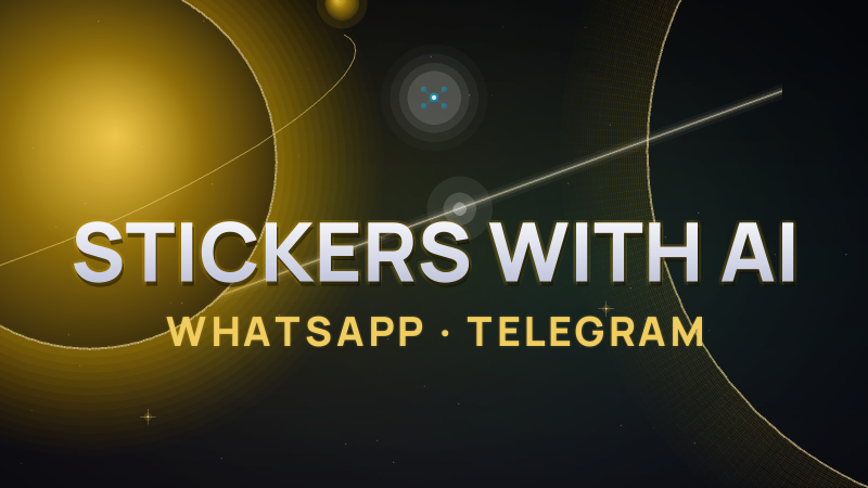 Create Stickers with AI for WhatsApp and Telegram (Your Face, Your Pet)