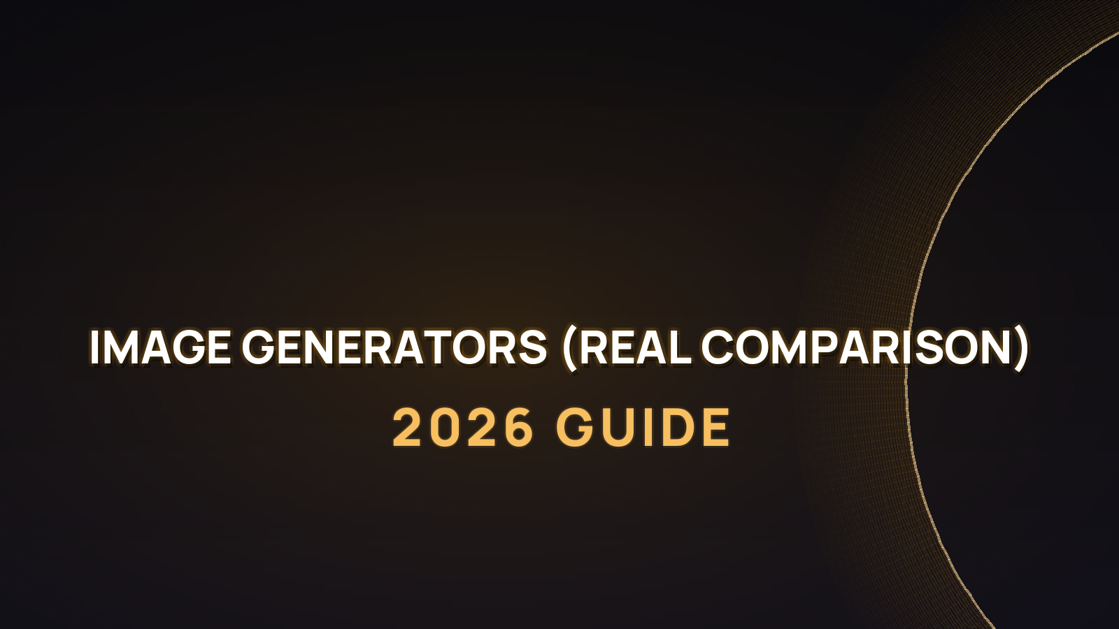 Best AI image generators in 2026 (real comparison)