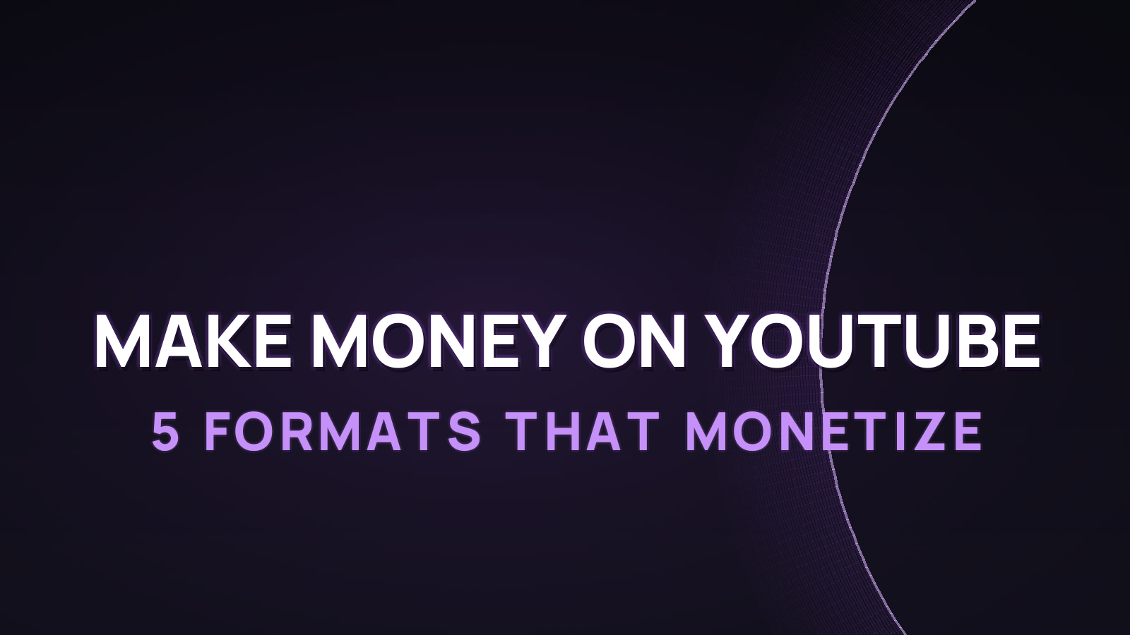 How to make money on YouTube with AI in 2026: 5 formats that monetize